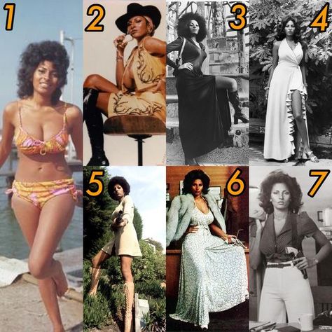 Foxy Brown 70s Fashion, Pam Grier 70s Fashion, Pam Grier 70s, Pam Grier Afro, 70s Black Fashion, Pam Grier 70s Foxy Brown, Foxy Brown Pam Grier, 70s Party Outfit, Pam Grier