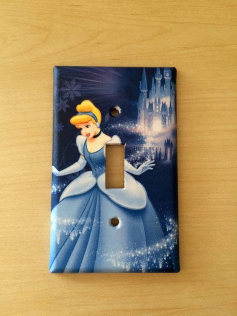 Outlet Cover Painting Ideas, Cover Painting Ideas, Painting Ideas Disney, Disney Play, Cover Painting, Ipad Mini Cases, Disney Cinderella, Themed Bedroom, Light Switch Plate