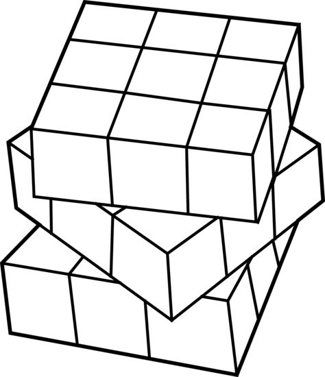 Rubiks Cube Coloring Pages - Best Coloring Pages For Kids Opt Art, Tattoo Catalog, Best Coloring Pages, Rubix Cube, Arte Sailor Moon, Object Drawing, Easy Drawings For Kids, Patchwork Quilt Patterns, Rubik's Cube