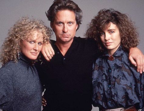 Michael Douglas with Glenn Close and Anne Archer from "Fatal Attraction" Anne Archer, Fatal Attraction, Famous Pictures, Glenn Close, Most Popular Movies, Married Men, Paramount Pictures, Popular Movies, Iconic Movies