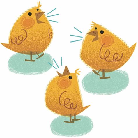 Peeps! #illustration #illustrator #illustrationagogo #retro #chicks #babychicks #chickens Peeps Illustration, Chicks Illustration, Egg Illustration, Chicken Clipart, Chicken Illustration, Cartoon Chicken, Rose Illustration, Baby Chickens, Chicken Art