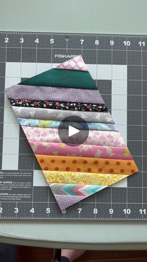 88 reactions | I wish making the blocks for my string quilt went this quickly! #quilting #sewing #stringquilt #scrapquilt | Stitches & Purls | Minnz Piano · Never Grow Up String Quilt, Never Grow Up, The Blocks, Scrap Quilts, Growing Up, Piano, Quilting, Sewing