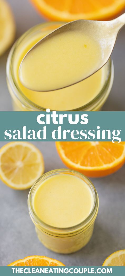 This Easy Citrus Salad Dressing Recipe is so delicious and quick to make. A Citrus Vinaigrette Dressing that is great on any salad! Citrus Vinaigrette Dressing, Citrus Dressing Recipe, Citrus Salad Dressing, Great Salad Recipes, Dressing Salad, Salad Dressing Recipes Healthy, Keto Salad, Citrus Vinaigrette, Citrus Dressing