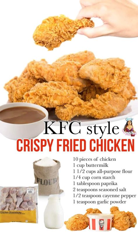 Kfc Style Chicken Recipes, Kfc Fried Chicken Recipe, Kfc Style Chicken, Fried Chicken Breast Recipe, Kfc Chicken Recipe, Pastry Dishes, Chicken Pesto Recipes, Kfc Recipe, Healthy Sandwich Recipes