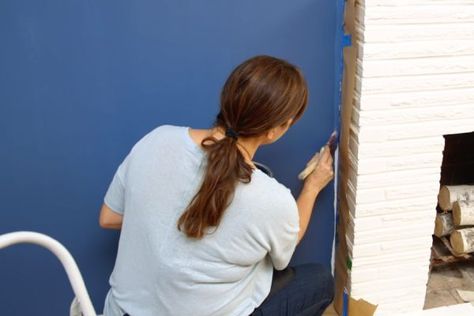 Walls Painting, Paint Trim, Paint Walls, Tape Painting, Painted Trays, Wall Trim, Painting Trim, Painted Sticks, Paint Sprayer