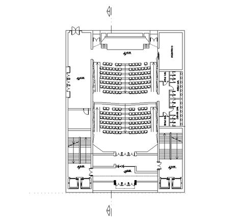 Small Auditorium Design, Small Auditorium, Auditorium Building, Auditorium Plan, Commercial Building Plans, Flat Plan, Church Building Design, Auditorium Design, Restaurant Plan