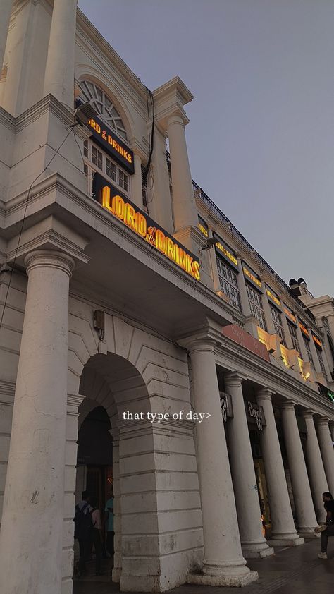 Connaught Place Delhi Aesthetic, Delhi Connaught Place, Delhi Aesthetic, Place Aesthetic, Connaught Place, Aesthetic Pics, Aesthetic Pictures