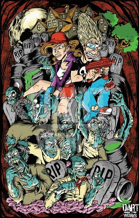 Zombies ate my neighbors tshirt Zombies Ate My Neighbors, Zombie Invasion Wallpaper, Zombieland Poster, Zombie Movies Poster, Zombie Live, Akward Zombie Comics, Xbox Pc, Survival Games, Hand Tattoos For Guys