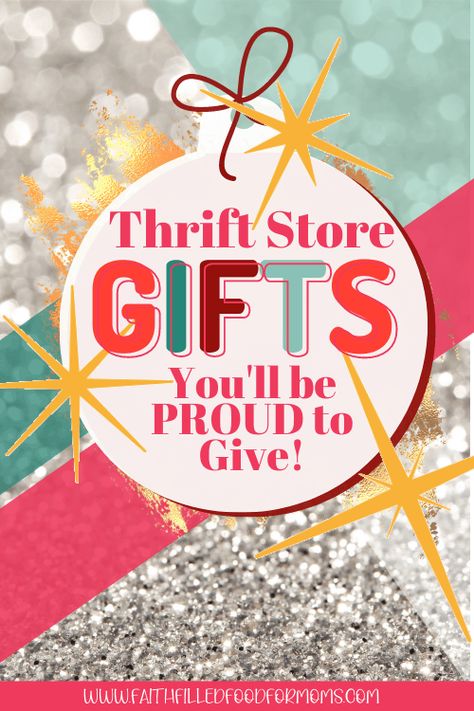 Best Thrifted Gifts, Goodwill Gift Ideas, Thrifting Christmas Gifts, Thrift Store Christmas Gifts, Thrift Gift Ideas, Thriftmas Ideas, Thrifted Christmas Gifts, Thrifted Gift Ideas, Thrift Store Christmas