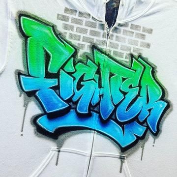 Air Brush Lettering, Spray Paint Shirt, Airbrush Shirts, Graffiti Images, Graffiti Art Letters, Airbrush T Shirts, Airbrush Designs, Custom Airbrushing, Graffiti Doodles