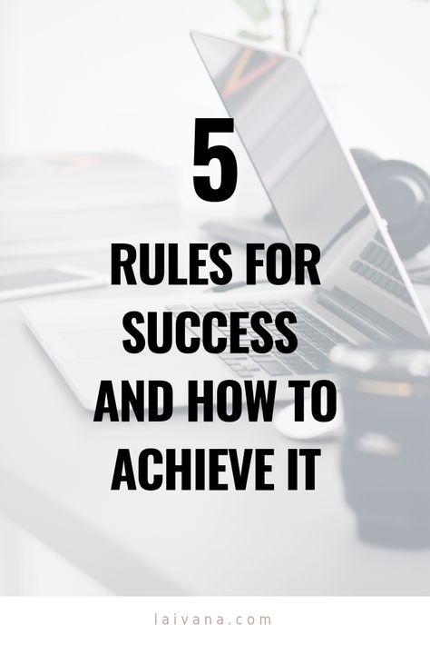 5 ways to achieve success in your life // In this post, I share with you 5 rules for success. I share with you how to create your own definition of success, how to plan and schedule your goals, the importance of taking action and making time for rest, how to do weekly reviews, and how to implement gratitude into your life +  some well-known Gary Vee and Tony Robbins quotes. #goals #motivation #success #tips #productivity Success Business Motivation, Goal Setting Vision Board, Rules For Success, What Is Success, Quotes Goals, Success Pictures, Tony Robbins Quotes, Definition Of Success, Productivity Quotes