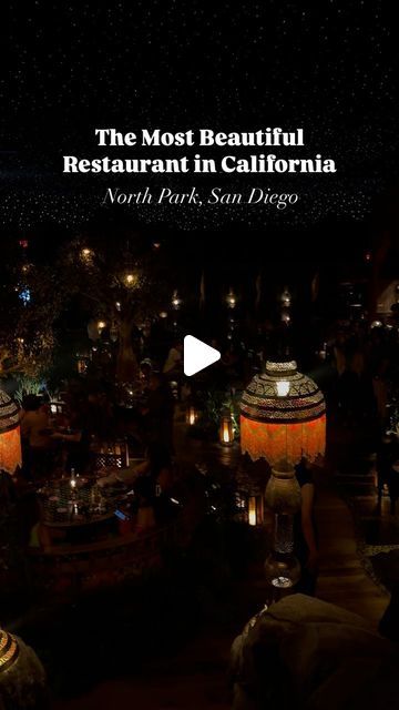 Giselle Lelux Campos on Instagram: "✨ Follow @gisellelelux for more foodie spots in San Diego✨   Leila in North Park features Immersive Oasis Celebrating Middle Eastern Cuisine. As the doors open you are transported to a scene out of a beautiful movie, complete with a starry night sky.   This is arguably the restaurant of the year. So make sure to make a reservation to experience it for yourself.   📍 3956 30th St, San Diego, CA 92104  ✨ HOURS ✨ 5pm-12am  #sandiegocalifornia #sandiegofood #sandiegofoodie #sandiegorestaurants #socalfoodie #foodporn #foodiegram #sandiegoca" Middle Eastern Cuisine, San Diego Food, San Diego Restaurants, A Starry Night, Eastern Cuisine, North Park, Starry Night Sky, San Diego California, The Restaurant