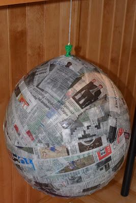 East Coast Mommy: Star Wars Pinata Softball Pinata, Gender Reveal Pinata Diy, Star Wars Pinata, Make A Pinata, How To Make Pinata, Softball Party, Nerf Party, Ghost Party, Diy Pinata