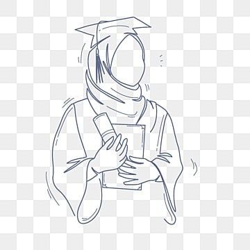 abstract,line,drawing,hand drawn,lineart,woman,girl,hjab,graduate,graduation,ceremony,certificate,school,college Gratitude Drawing, Human Embroidery, Hijab Graduation, Drawing Man, Hijab Drawing, Man Drawing, Drawing Png, Simple Line Drawings, Hijab Cartoon