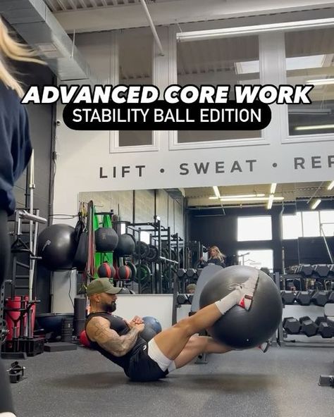 Buns Of Steel, Swiss Ball, Stability Ball Exercises, Core Work, Core Stability, Stability Ball, Core Training, Core Strength, Core Workout