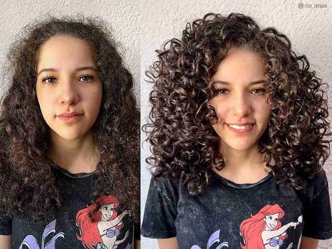 Curly Hair Cuts Before And After, Rizo Haircut, Layered Naturally Curly Hair, Big Natural Curly Hair, How To Cut Your Own Curly Hair, Curly Cut Before And After, Rezo Haircut, 3a Curly Haircut, How To Cut Curly Hair At Home