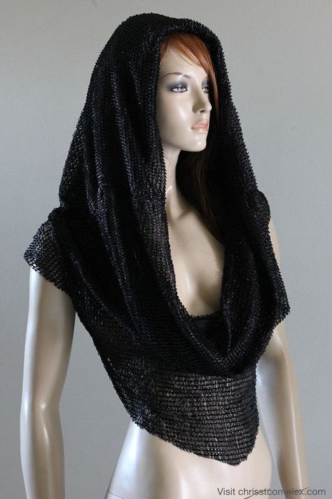 Hoodie With Scarf, Medieval Hood, Hunting Outfit, Hooded Fashion, Knight Cosplay, Hood Fashion, Hood Scarf, Steampunk Jacket, Hoodie Scarf