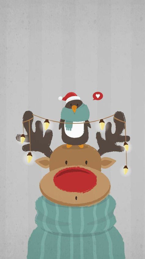 Paper Reindeer, One Horse Open Sleigh, Positive Wallpapers, Days Till Christmas, Xmas Wallpaper, Paper Christmas, Christmas Drawing, Jingle All The Way, Aesthetic Stickers