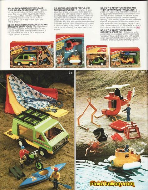 Fisher Price Adventure People Catalog from 1980 Vintage Toy Catalog, 90s Toy Catalog, Fisher Price Adventure People, Adventure People Fisher Price, Dollhouse Fisher Price, 80’s Toys, Fisher Price Linkimals, 70s Toys, 1970s Childhood