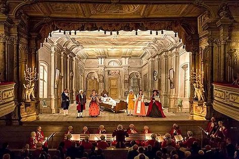 Baroque Theatre, Stage Painting, Fanny And Alexander, Cesky Krumlov, Theatre Stage, Fair Grounds