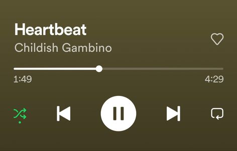 Heartbeat Childish Gambino Spotify, Heartbeat Childish Gambino, Childish Gambino, Character Aesthetic, In A Heartbeat, Incoming Call, Incoming Call Screenshot, Songs, Music