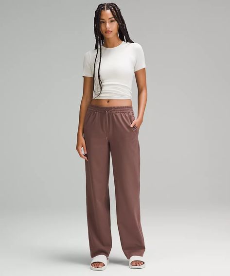 Discover great products at the best prices at Dealmoon. Lululemon Straight-Leg Mid-Rise Pant Full Length *Luxtreme | Women's Trousers | lululemon. Price:$128.00 at lululemon Lululemon Pants Outfit, Lululemon Groove Pant, Pride Collection, Lululemon Pants, Swiftly Tech, Straight Leg Trousers, Lululemon Women, Sleek Look, Waist Length