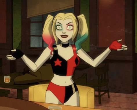 Screencap from the trailer for the new animated series starring the one and only Harley Quinn, coming to DC Universe 2019 Harley Animated Series, Og Harley Quinn Costume, Harley Quinn Tv Show, Harley Quinn Cartoon, Harley Quinn Animated Series, Harley Quinn Icon, Harley Quinn Show, Harley Quinn Animated, Harley And Ivy