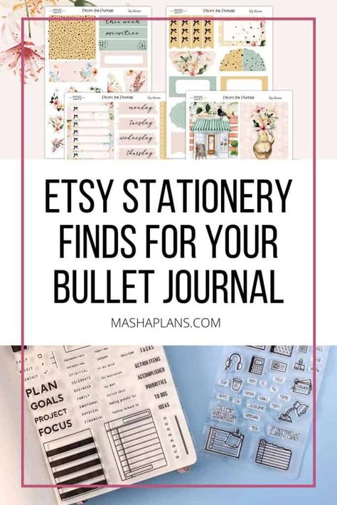 Discover the best bullet journal supplies right on Etsy with this curated list of must-have stationery. Whether you're hunting for cute stationery or the ultimate bullet journal supplies list, we've got you covered with unique finds and creative ideas. Explore our favorite bullet journal supplies ideas and elevate your journaling game with these delightful picks. Click now to see our recommendations and ensure your bullet journal is stocked with the best supplies around! Journal Materials, Bullet Journal Supplies, Family Priorities, Bullet Journal How To Start A, Planner Pens, Beautiful Stationery, Unique Finds, Journal Supplies, Stationery Organization