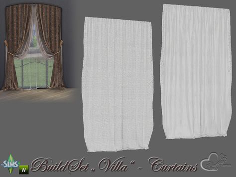 Your Sims love a luxury lifestyle?  Found in TSR Category 'Sims 4 Curtains & Blinds' Sims 4 Curtains Cc, Sims 4 Cc Build, Tall Curtains, Sims Love, Sims Community, Curtains Blinds, Sims 4 Cc Finds, Sims Mods, Sims 4 Cc