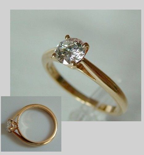 1920 Engagement Ring, Cartier 1895, Round Solitaire Rings, Diamond Jewelry Earrings, Cheap Engagement Rings, Gold Solitaire Engagement Ring, Basket Setting, Gold Choker Necklace, Bling Rings