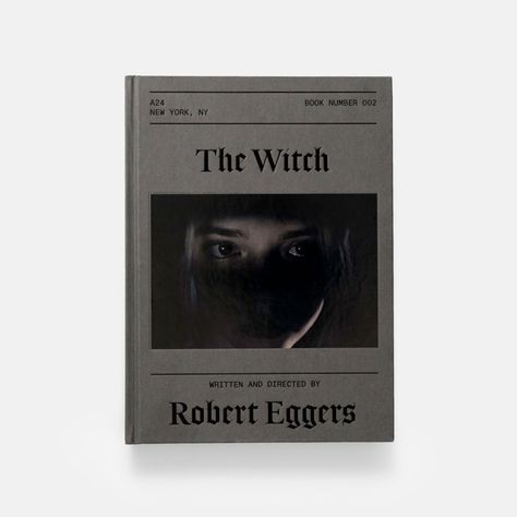 The Witch screenplay book, A24 - Fonts In Use Witch Writing, Robert Eggers, Alex Garland, Fred Armisen, David D, Short Fiction, Witch Books, The Witch, Inspirational Books