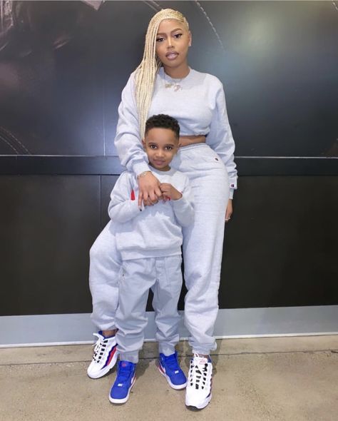 Black Mom And Son Matching Outfits, Armani Outfits, Black Mom And Son, Mom And Son Matching Outfits, Mama And Son, Mom And Son Matching, Motherhood Goals, Seniors 2024, Mom And Son Outfits