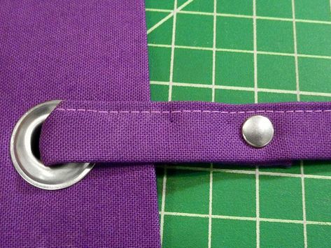 How to Install Metal Rivets on Sewing Projects | Sew4Home Thick Layers, Hole Punches, Professional Bag, Sewing Embellishments, Diy Purse, Sewing Tips, Hole Punch, Western Style, Rivets