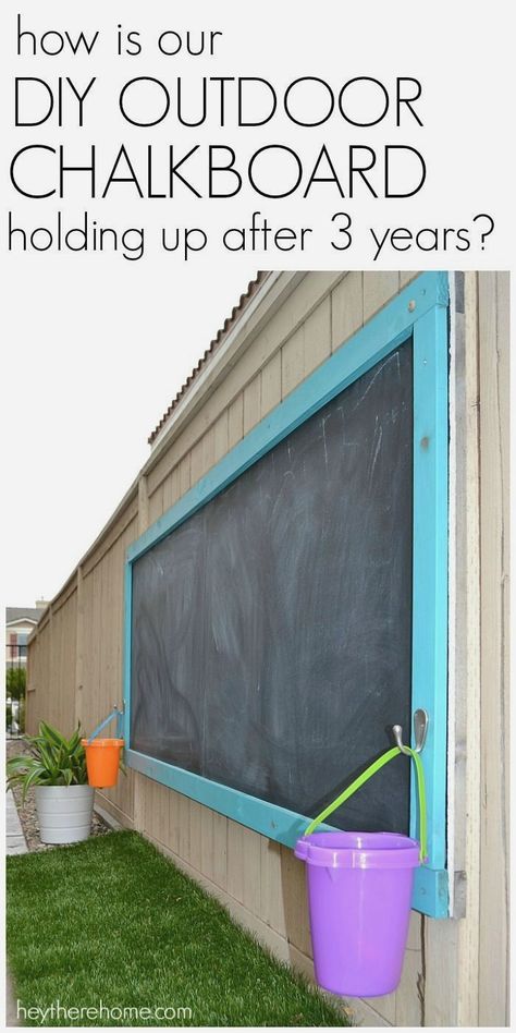 Outdoor Chalkboard, Backyard Kids Play Area, Outdoor Play Areas, Kids Outdoor Play, Outdoor Play Area, Outdoor Classroom, Backyard Playground, Backyard Play, Small Yard