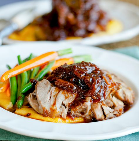 Pork scotch fillet pot-roast :: Fast Ed Fillet Steak Recipes, Pork Pot Roast, Loin Roast Recipes, Pork Pot, Fillet Recipes, Main Meal Ideas, Spaghetti With Ground Beef, Pork Loin Roast Recipes, Fillet Steak