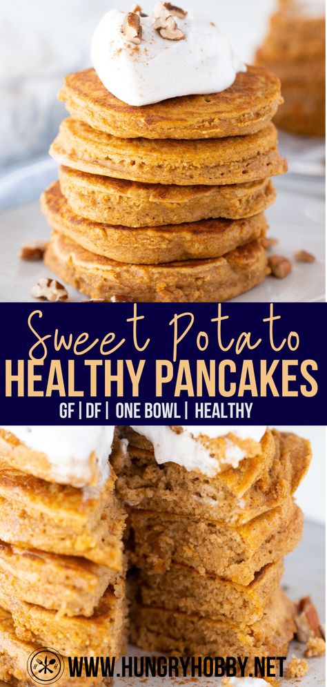 Sweet Potato Pancakes Recipe, Healthy Sweet Potato, Healthy Breakfast For Kids, Perfect Healthy Breakfast, Picky Toddler, Sweet Potato Pancakes, Sweet Potato Protein, Pancake Recipes, Baby Led Weaning Recipes