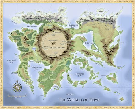 Profantasy's Map-making Journal » Blog Archive » Overland Maps for Fantasy Novels Pathfinder Maps, Fantasy Map Making, Map Creator, Imaginary Maps, Fantasy World Map, Tabletop Rpg Maps, Rpg Map, Dungeon Maps, D D Maps