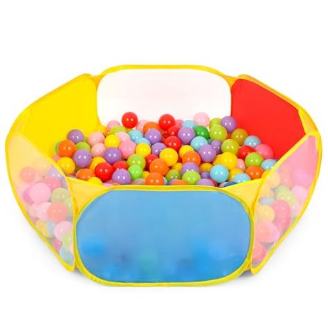 Toddler Playhouse, Coordination Activities, Kids Ball Pit, Ball Pits, Zipper Storage, Crawling Baby, Kids Imagination, Christmas Gifts For Boys, Blue Yellow Red