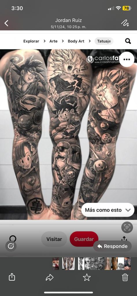 Dragon Ball Z Tattoo Leg Sleeve, Dragon Ball Leg Tattoo, Dragonball Sleeve Tattoo, Dragon Ball Sleeve Tattoo, Dragon Ball Z Sleeve Tattoo, Dragon Ball Super Tattoo, Dragon Ball Sleeve, Goku Tattoo Ideas, Dragon Ball Tattoo Ideas