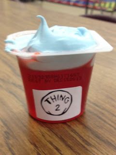 red jello - blue cool whip (make a label) Elementary Principal, Strawberry Jello, First Week Of School, Spin Out, First Grade Teachers, Waiting In Line, Cool Whip, 2nd Grade, Carry On