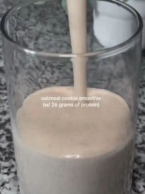 Lemon8 · Supermodel’s Oatmeal Shake Week-Shed Pounds Fast · @Felix_F High Protein Shake Recipes, Oatmeal Cookie Smoothie, Oatmeal Shake, Blueberry Milkshake, Yummy Protein Shakes, Protein Shakes Recipes, Fruit Cereal, Banana Shake, Smoothie Recipes Healthy Breakfast