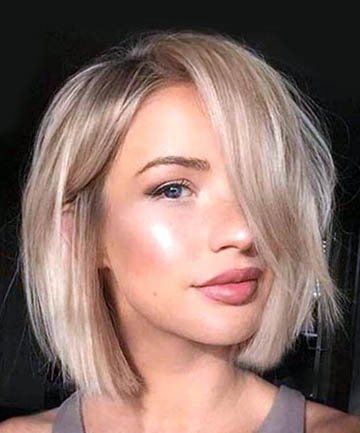 Voluminous Pixie-Bob, 26 Cute Short Haircuts That Aren't Pixies - (Page 15) Side Bob, Blond Beige, Trendy We Fryzurach, Beige Blond, Blonde Bob Haircut, Makeup Tip, Short Hair Lengths, Cute Short Haircuts, Shoulder Hair