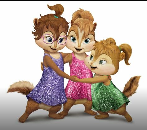 Chippetts Costume, Alvin And Chipmunks Movie, Chipmunks Movie, Sequin Outfits, Baby Chipmunk, Dibujos Toy Story, The Chipettes, Unicorn Halloween Costume, Childhood Characters