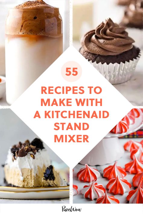 Things To Make In Your Kitchenaid Mixer, Things To Make With Kitchenaid Mixer, Drew Barrymore Stand Mixer Recipes, Beginner Stand Mixer Recipes, Stand Mixer Dessert Recipes, Kitchenaid Mixer Recipes For Beginners, Healthy Kitchenaid Mixer Recipes, Kitchenaid Mixer Recipes, Kitchenaid Stand Mixer Recipes