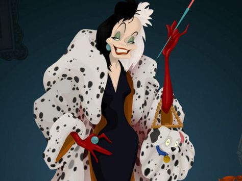 Cruella De Vil Costume Ideas, Female Villain Costumes, Disney Villain Costumes, Cruella Deville Costume, Cruella Costume, Costume Guide, Villain Costumes, Female Villains, Cruella Deville