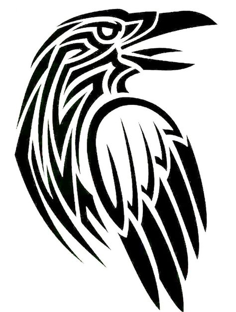 Viking Raven Tattoo Ideas, Odin's Ravens Tattoo, Rabe Tattoo, Celtic Animals, Crow Tattoo Design, Viking Tattoo Symbol, Animal Tattoo Ideas, Rune Tattoo, Dremel Carving