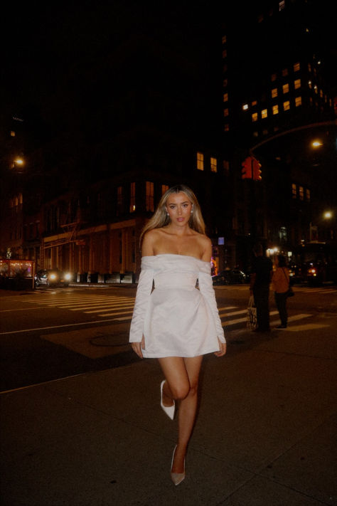 Hey Muse, Hailey Bieber called she wants her dress back! A timeless classic designed for those cocktail evenings or girls brunch.. you choose! Evening Wedding Dress, Girls Brunch, Mini Dress White, Prom Dress Inspiration, Dress Back, Hen Do, Evening Wedding, Dress Inspiration, Short Wedding Dress