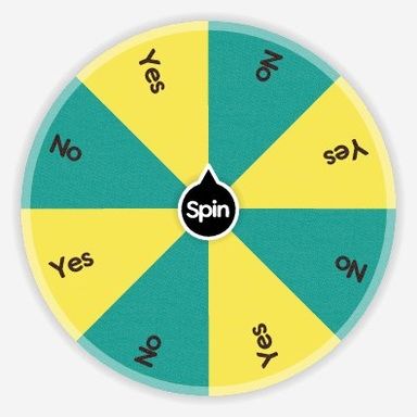 Spin the wheel to randomly choose from these options: No, Yes! Spin The Wheel Game Ideas, Oc Wheel, Diy Spinner Wheel, Online Dares, Character Wheel, Bored Websites, Spinning Wheel Game, Aesthetic Generator, Spin Wheel