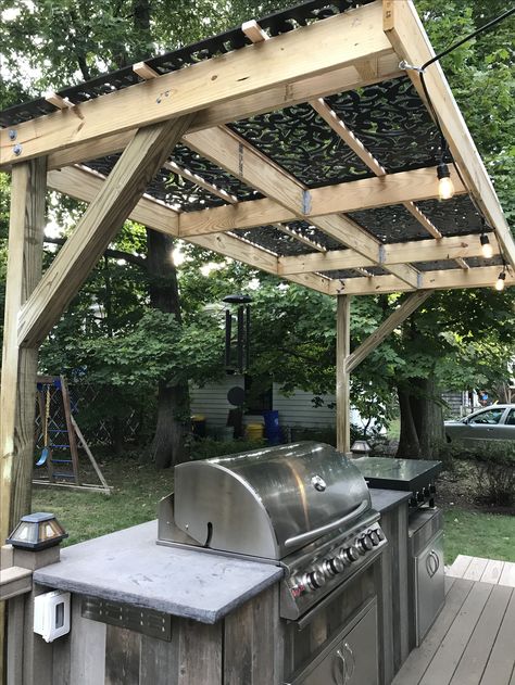 Pergola Cantilever, Cantilevered Pergola, Cantilever Pergola, Grill Shelter, Backyard Workshop, Grill Patio, Deck Cover, Outdoor Potting Bench, Diy Carport