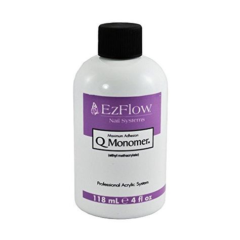 New Ezflow Q Monomer Acrylic Nail Liquid 4oz -- To view further for this item, visit the image link. What Are Acrylic Nails, Monomer Liquid, Organic Nail Polish, Almond Acrylic Nails Designs, Acrylic Nail Liquid, Pin Up Makeup, Organic Nails, Acrylic Nail Powder, Acrylic Liquid